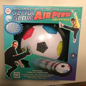 Toysmith Ultra Glow Air Power Soccer Disk